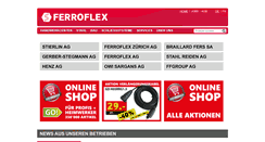 Desktop Screenshot of ferroflex.ch