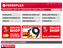 Tablet Screenshot of ferroflex.ch